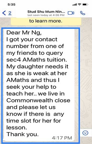 Tutor Recommendations from parents of students to rocketuptuition.com