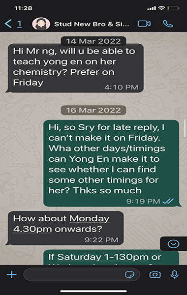 Tutor Recommendation from Parents of students to rocketuptuition.com